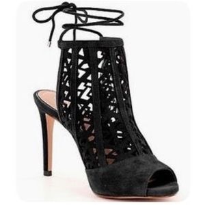 Gianni Bini Heels - Sued & Lace Up Stilettos